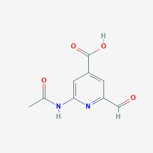 2-(Acetylamino)-6-formylisonicotinic acid