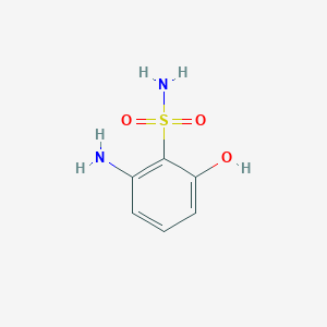 2-Amino-6-hydroxybenzenesulfonamide