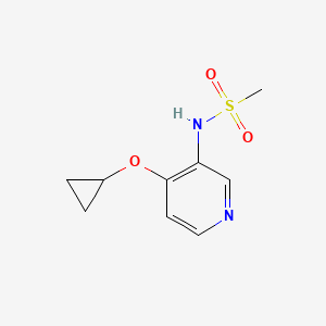 N-(4-Cyclopropoxypyridin-3-YL)methanesulfonamide