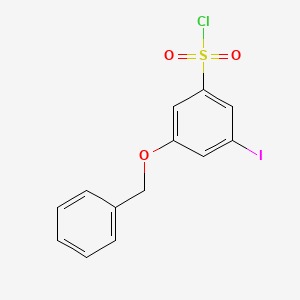 3-(Benzyloxy)-5-iodobenzenesulfonyl chloride