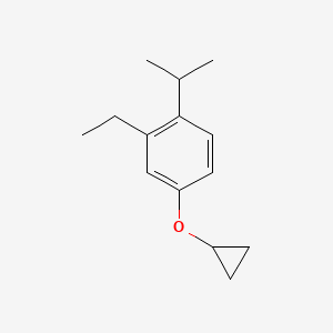 4-Cyclopropoxy-2-ethyl-1-isopropylbenzene