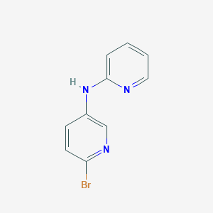 molecular formula C10H8BrN3 B14840211 N-(6-Bromopyridin-3-YL)pyridin-2-amine 