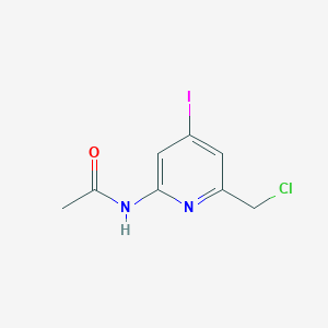 N-(6-(Chloromethyl)-4-iodopyridin-2-yl)acetamide