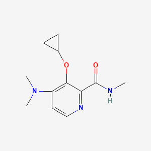 3-Cyclopropoxy-4-(dimethylamino)-N-methylpicolinamide