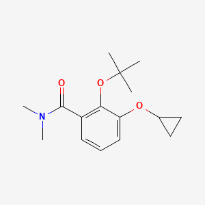 2-Tert-butoxy-3-cyclopropoxy-N,N-dimethylbenzamide