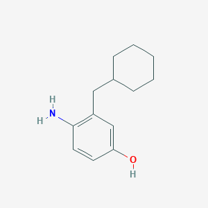 4-Amino-3-(cyclohexylmethyl)phenol