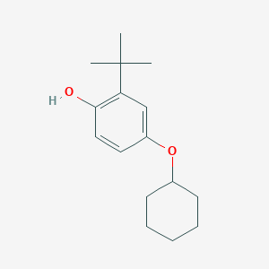 2-Tert-butyl-4-(cyclohexyloxy)phenol