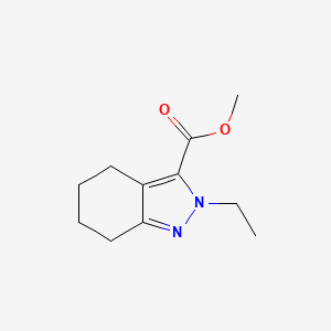 molecular formula C11H16N2O2 B1484036 methyl 2-ethyl-4,5,6,7-tetrahydro-2H-indazole-3-carboxylate CAS No. 2098090-49-2