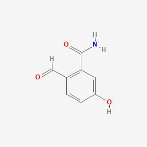 2-Formyl-5-hydroxybenzamide