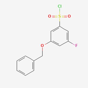 3-(Benzyloxy)-5-fluorobenzenesulfonyl chloride