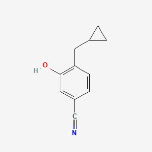 4-(Cyclopropylmethyl)-3-hydroxybenzonitrile