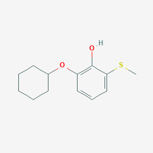 2-(Cyclohexyloxy)-6-(methylthio)phenol