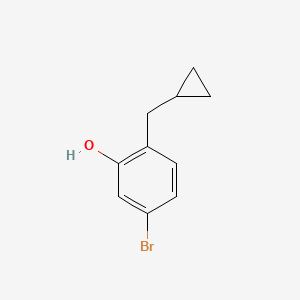 5-Bromo-2-(cyclopropylmethyl)phenol