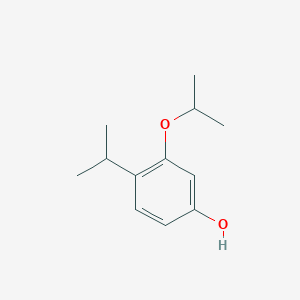 molecular formula C12H18O2 B14840447 3-Isopropoxy-4-isopropylphenol 