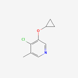 4-Chloro-3-cyclopropoxy-5-methylpyridine