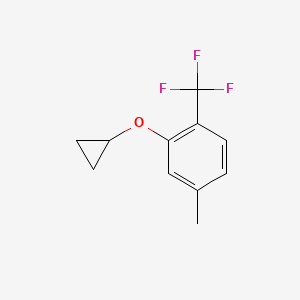 2-Cyclopropoxy-4-methyl-1-(trifluoromethyl)benzene