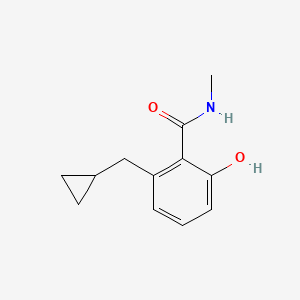 2-(Cyclopropylmethyl)-6-hydroxy-N-methylbenzamide