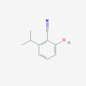 molecular formula C10H11NO B14840495 2-Hydroxy-6-isopropylbenzonitrile 