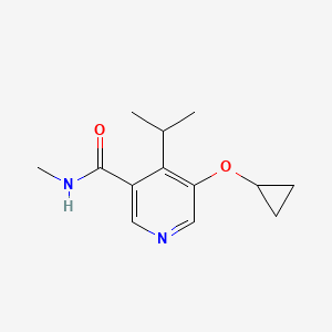 5-Cyclopropoxy-4-isopropyl-N-methylnicotinamide