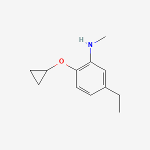 2-Cyclopropoxy-5-ethyl-N-methylaniline