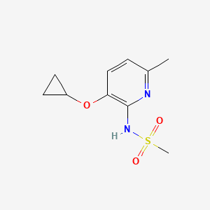 N-(3-Cyclopropoxy-6-methylpyridin-2-YL)methanesulfonamide