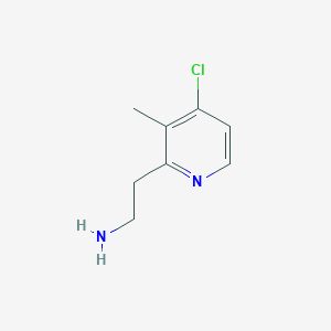 2-(4-Chloro-3-methylpyridin-2-YL)ethanamine