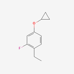 4-Cyclopropoxy-1-ethyl-2-fluorobenzene