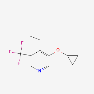 4-Tert-butyl-3-cyclopropoxy-5-(trifluoromethyl)pyridine