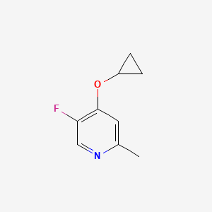 4-Cyclopropoxy-5-fluoro-2-methylpyridine