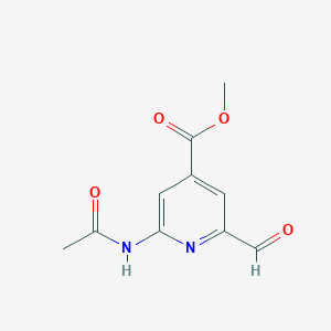 Methyl 2-(acetylamino)-6-formylisonicotinate