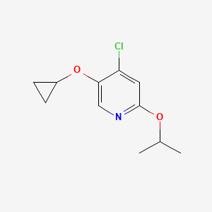 4-Chloro-5-cyclopropoxy-2-isopropoxypyridine