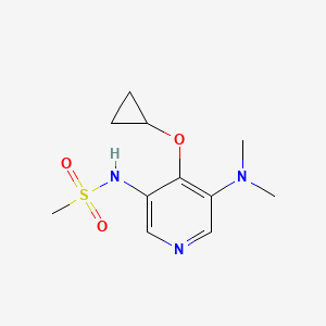 N-(4-Cyclopropoxy-5-(dimethylamino)pyridin-3-YL)methanesulfonamide