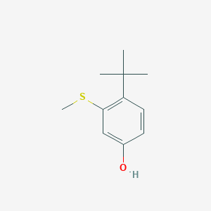 4-Tert-butyl-3-(methylsulfanyl)phenol