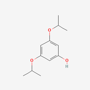 molecular formula C12H18O3 B14840722 3,5-Diisopropoxyphenol 