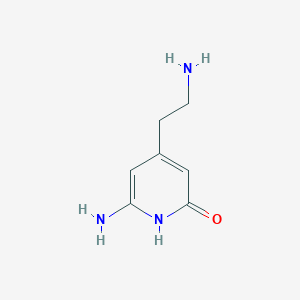 6-Amino-4-(2-aminoethyl)pyridin-2-OL