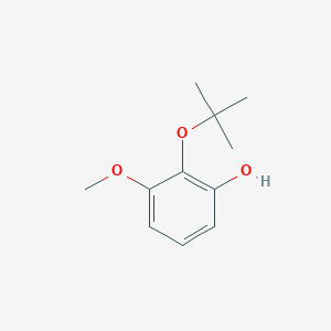 molecular formula C11H16O3 B14840763 2-(Tert-butoxy)-3-methoxyphenol 