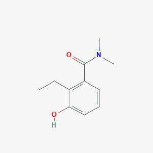 molecular formula C11H15NO2 B14840801 2-Ethyl-3-hydroxy-N,N-dimethylbenzamide 