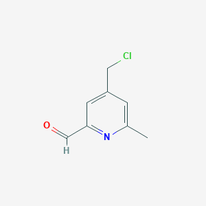 4-(Chloromethyl)-6-methylpyridine-2-carbaldehyde