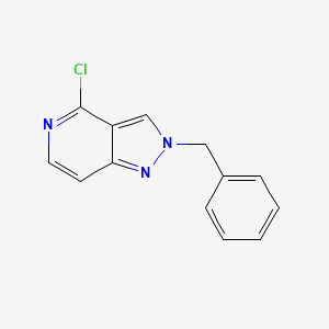 molecular formula C13H10ClN3 B1484081 2-苄基-4-氯-2H-吡唑并[4,3-c]吡啶 CAS No. 41372-95-6