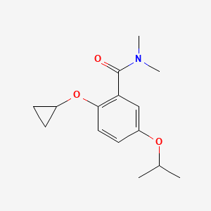 2-Cyclopropoxy-5-isopropoxy-N,N-dimethylbenzamide