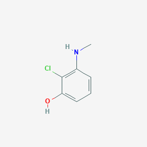 2-Chloro-3-(methylamino)phenol