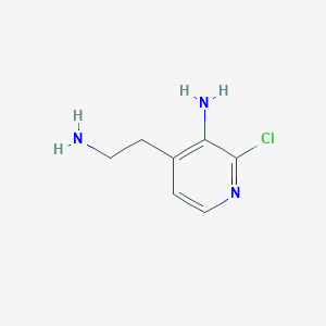 4-(2-Aminoethyl)-2-chloropyridin-3-amine