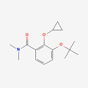 3-Tert-butoxy-2-cyclopropoxy-N,N-dimethylbenzamide