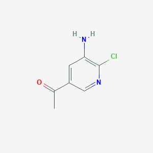 1-(5-Amino-6-chloropyridin-3-YL)ethanone