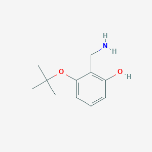 2-(Aminomethyl)-3-(tert-butoxy)phenol