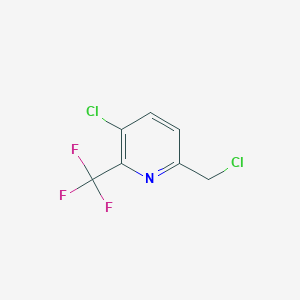 3-Chloro-6-(chloromethyl)-2-(trifluoromethyl)pyridine