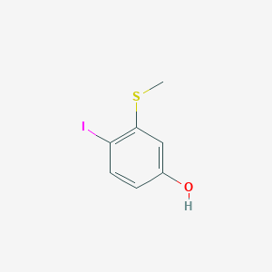 4-Iodo-3-(methylthio)phenol