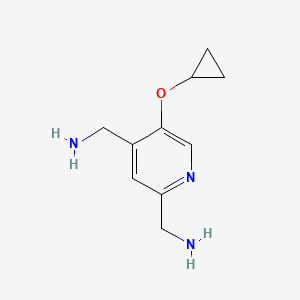 (5-Cyclopropoxypyridine-2,4-diyl)dimethanamine