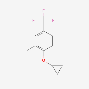 1-Cyclopropoxy-2-methyl-4-(trifluoromethyl)benzene