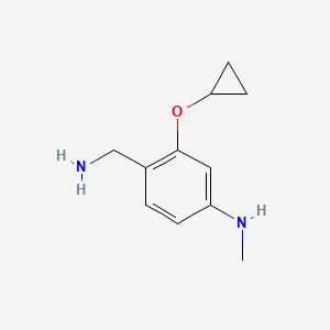 4-(Aminomethyl)-3-cyclopropoxy-N-methylaniline